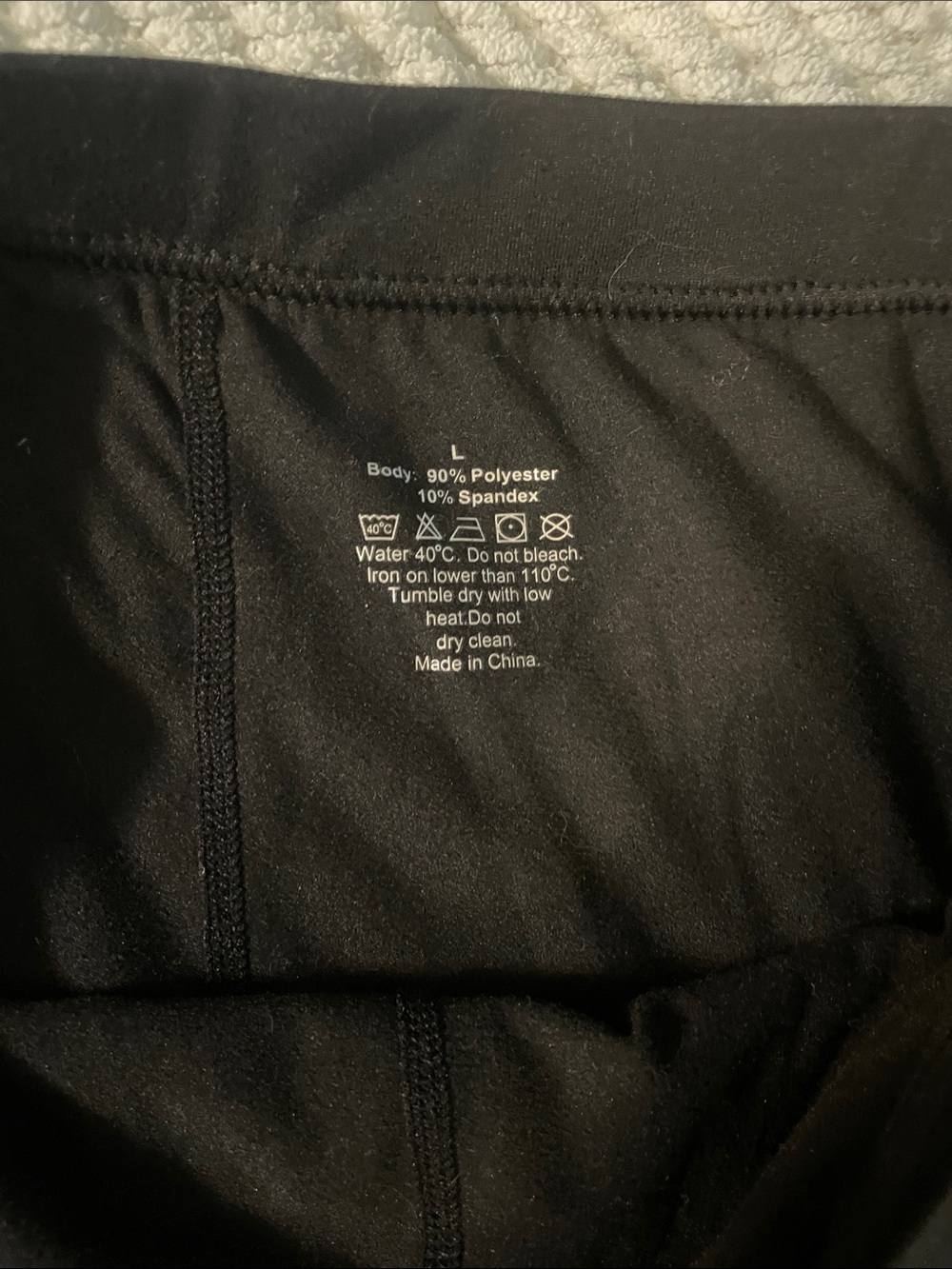 Black Skirted Leggings large - Picture 2 of 6